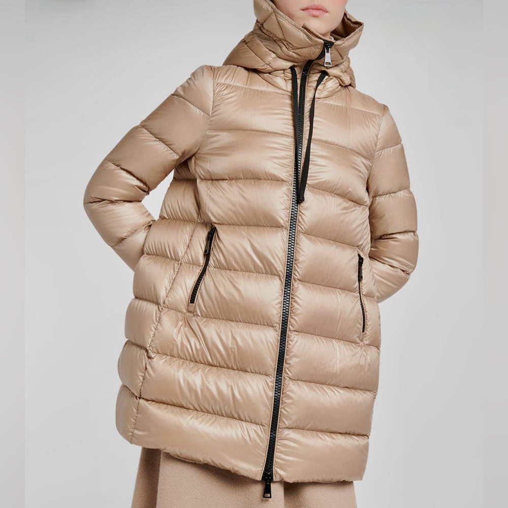 Moncler Suyen Dusty Pink Down Puffer Jacket 100% authentic